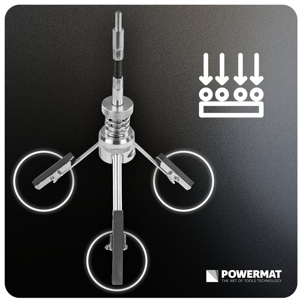 Aparat profesional de honuit cilindri PM-HDC-177T, 51-177 mm, Powermat PM1509