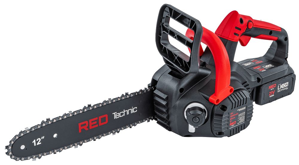 Drujba electrica pe acumulator, 4 Ah, 350 W, Red Technic RTPAK0124