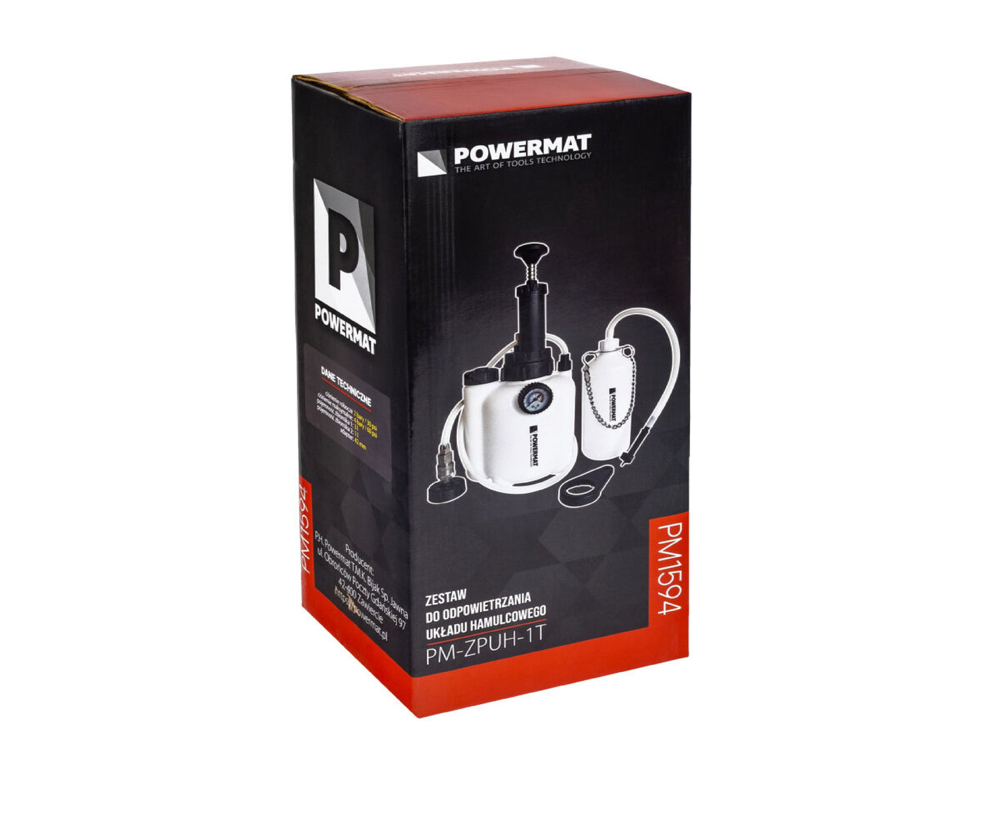 Kit aerare si inlocuire lichid frana PM-ZPUH-1T, 3 l / 1 l, Powermat PM1594