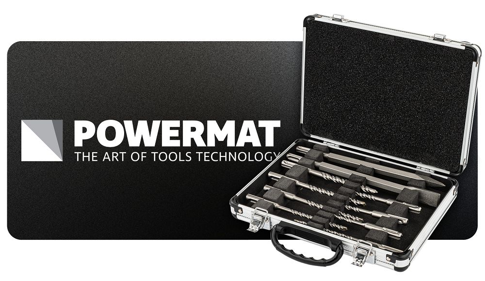 Set burghie si dalti PM-ZWD-10T, 10 bucati, Powermat PM1487