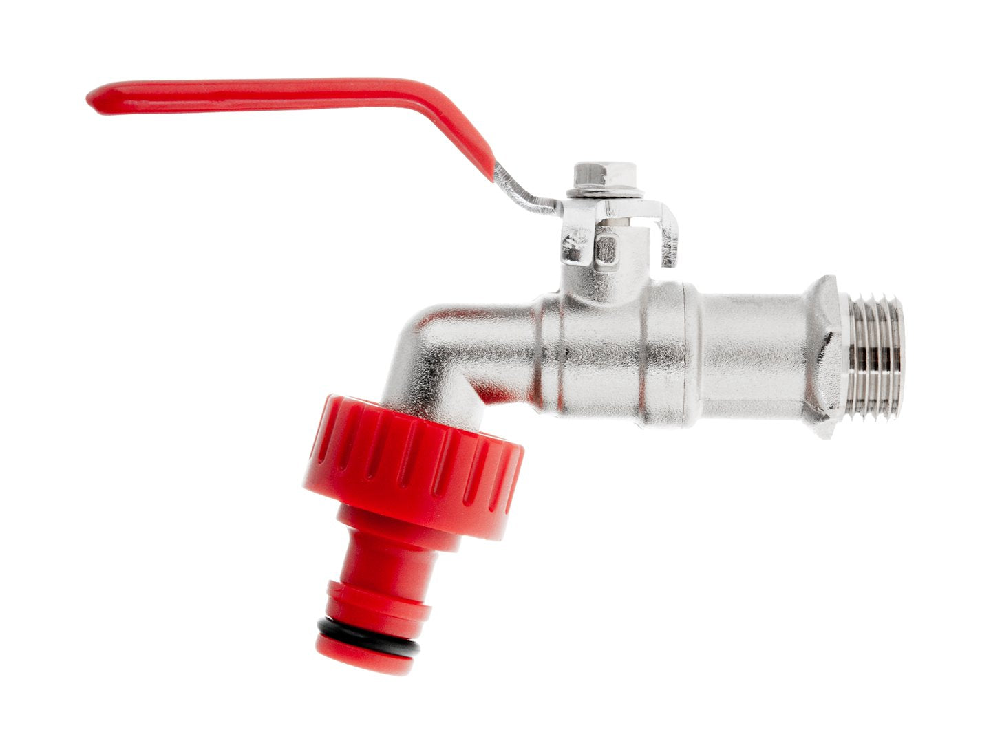 Set robinet 1 / 2" cu filet 3 / 4" si cuplaj furtun, Geko G70185