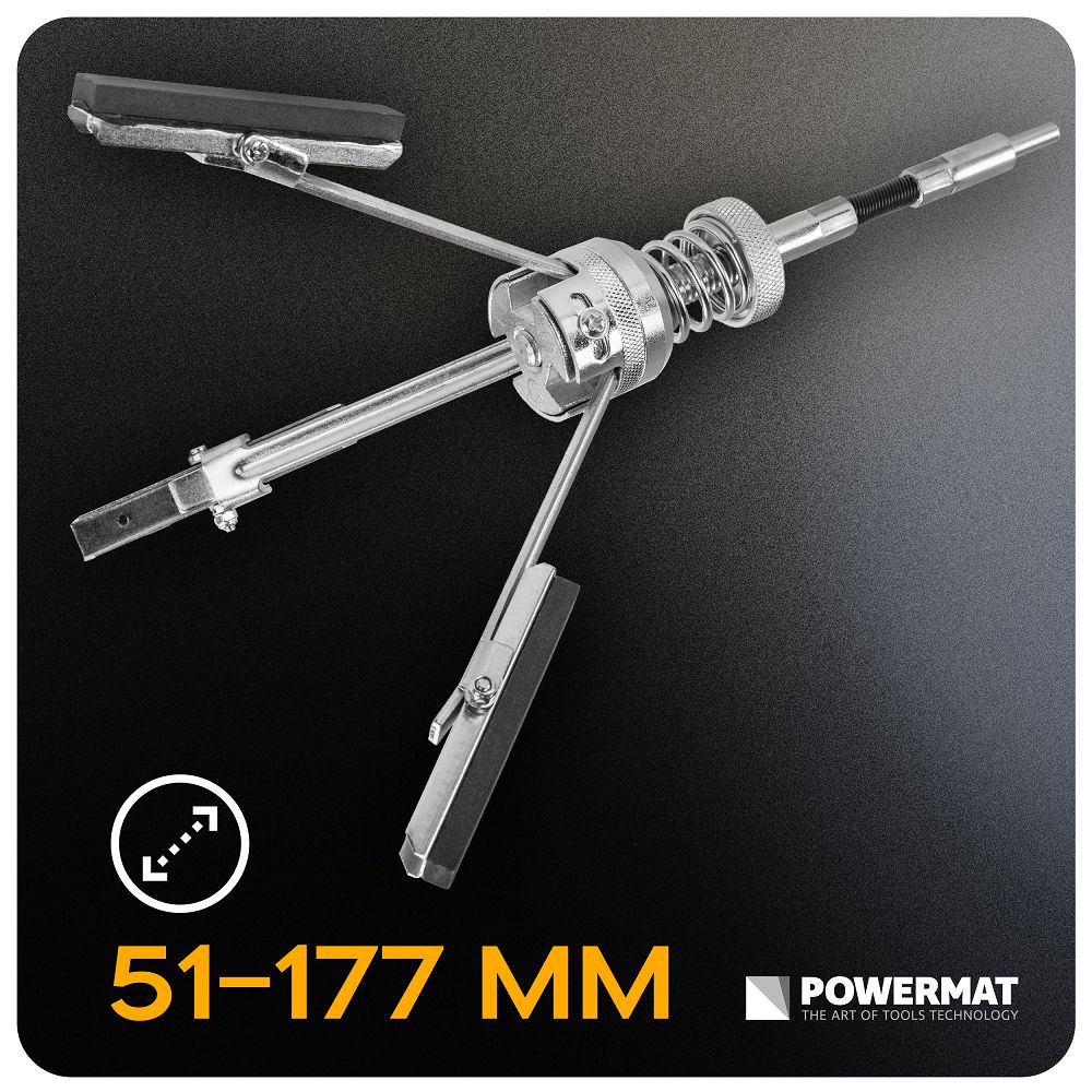 Aparat profesional de honuit cilindri PM-HDC-177T, 51-177 mm, Powermat PM1509
