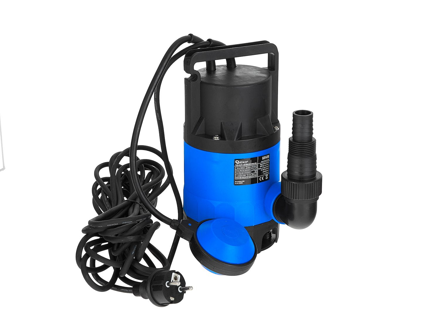 Mini pompa submersibila cu tocator pentru apa murdara, 400 W, Geko G81458