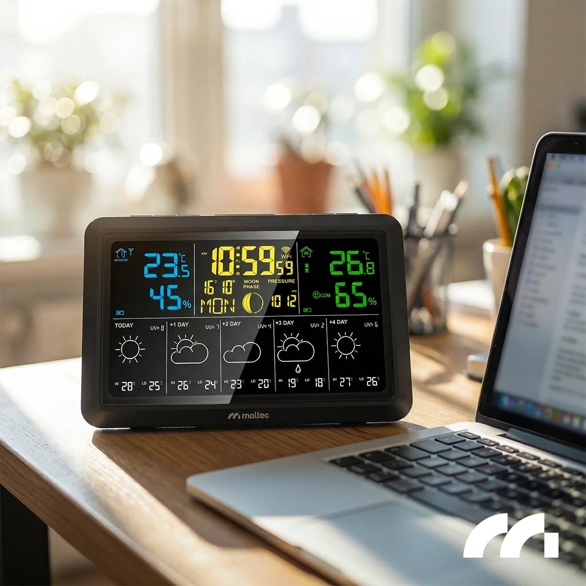 Statie meteo wireless Wi-Fi Daily5000M App, MalTec 114132