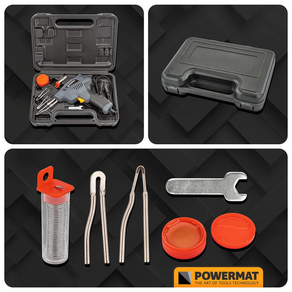 Aparat de lipit plastic cu transformator PM-LT-200T, 200 W, Powermat PM1357