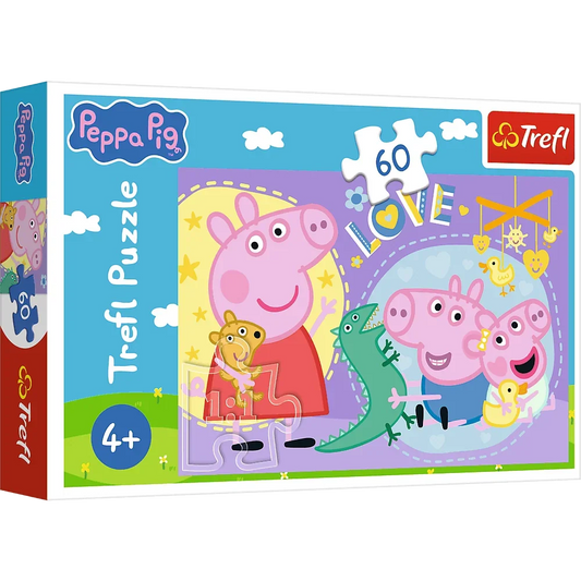 Puzzle Peppa Pig, 60 piese, Lean 28217