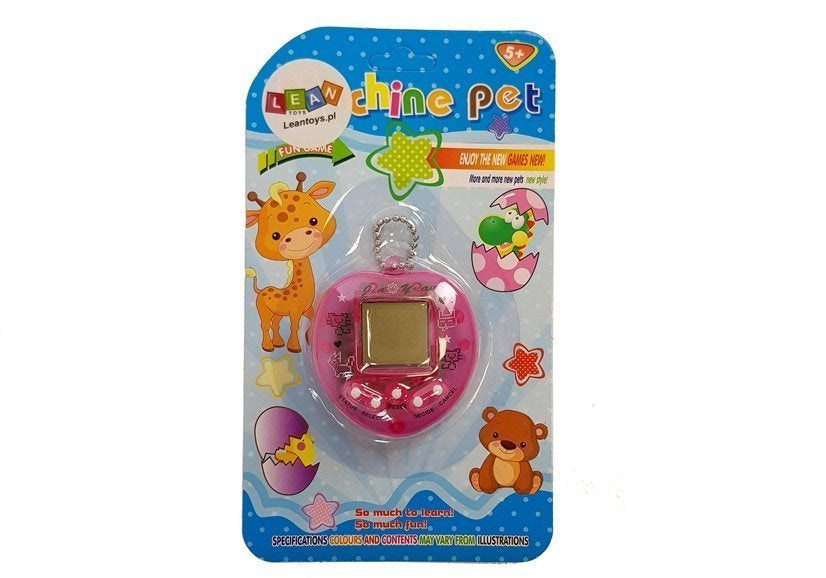 Jucarie interactiva Tamagotchi cu snur, roz, Lean 4008