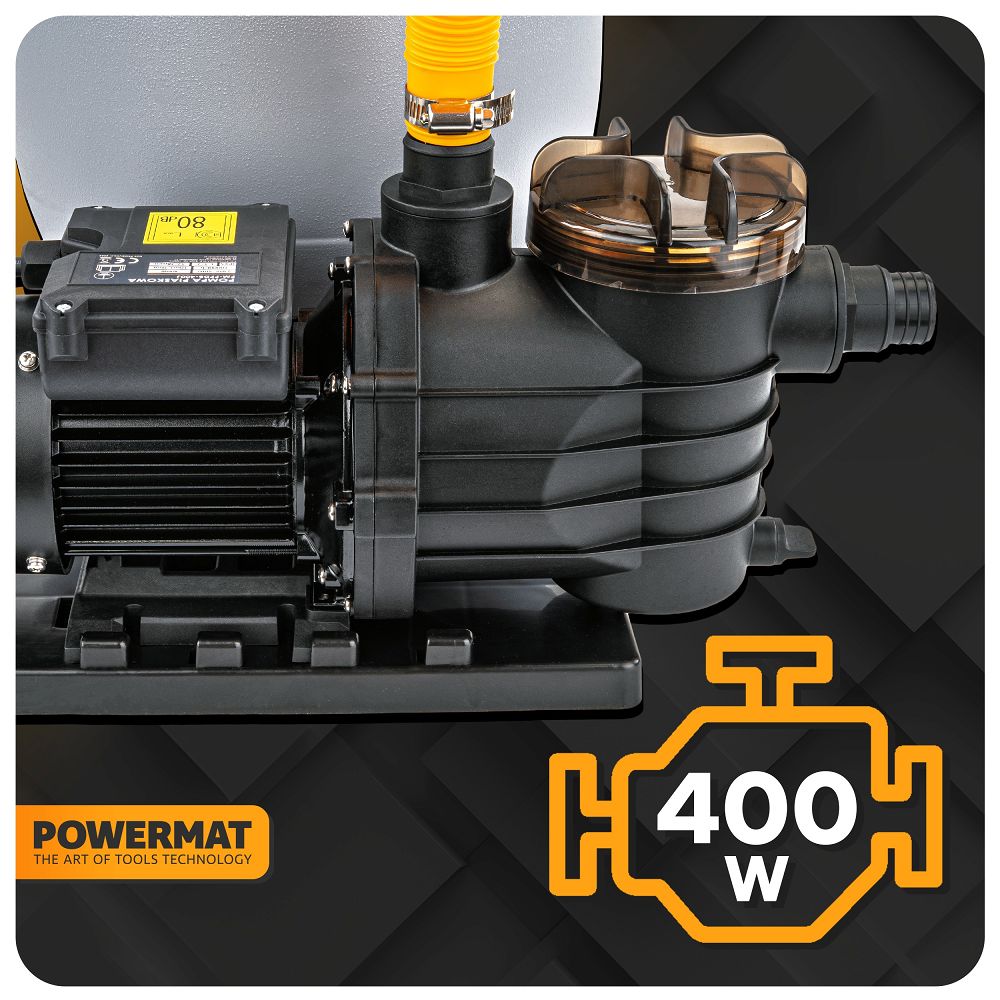Pompa de apa pentru piscina PM-PPDB-400J, 400 W, Powermat PM1351
