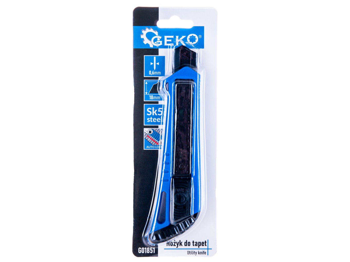 Cutter multifunctional, 100 x 18 x 0.5 mm, Geko G01851