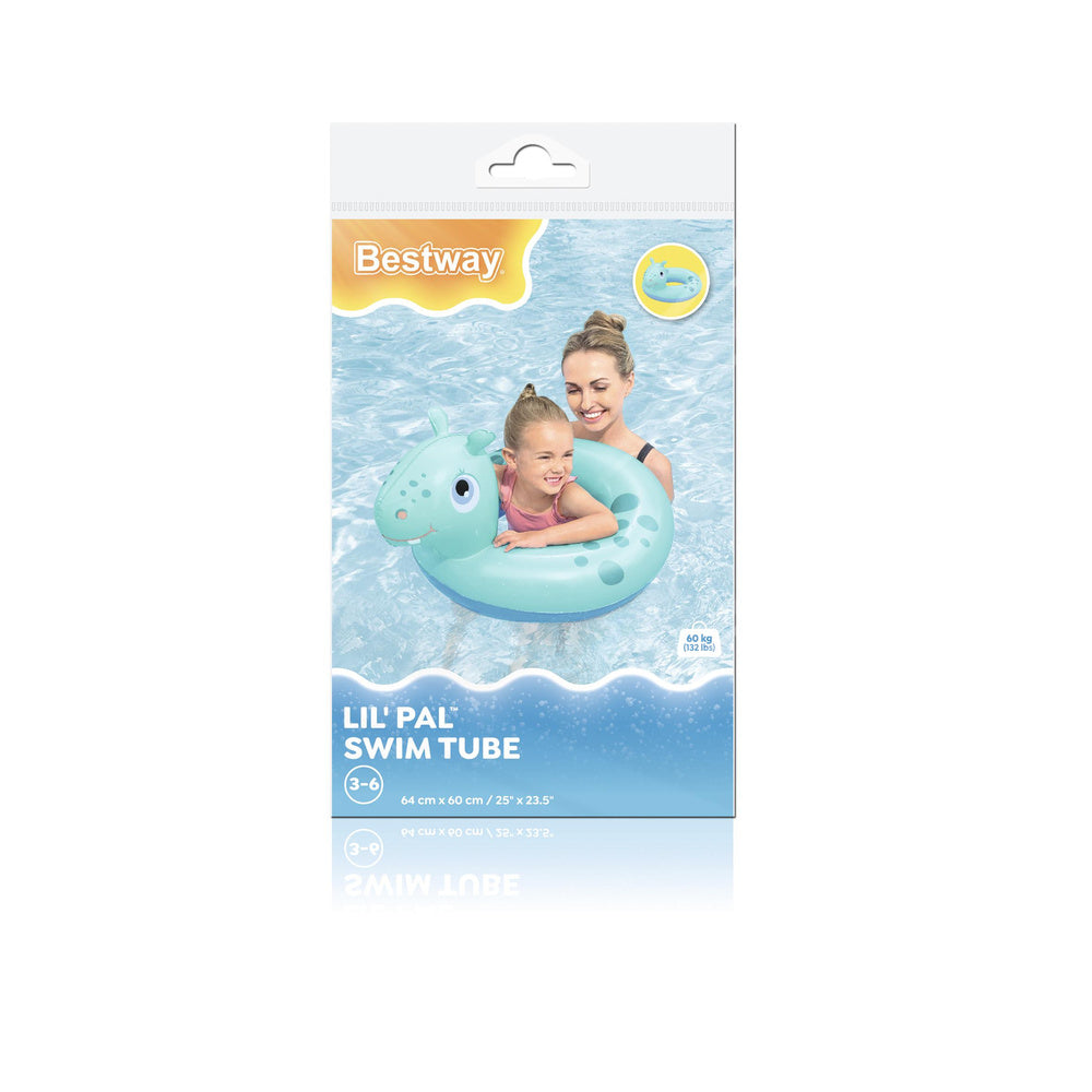 Colac de innot hipopotam Bestway, 64 x 60 cm, Lean 21427
