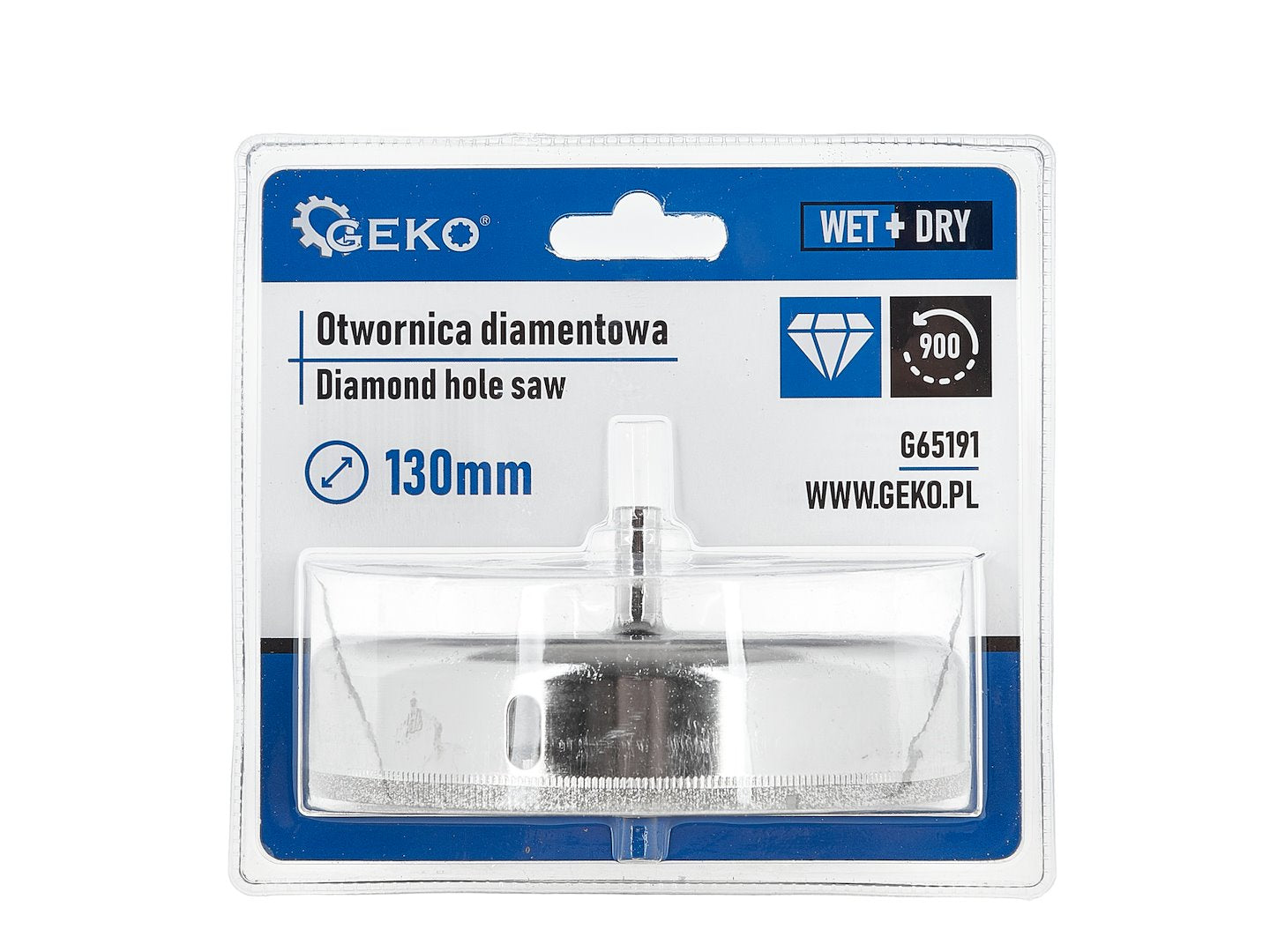 Carota diamantata pentru gresie, 130 mm, Geko G65191