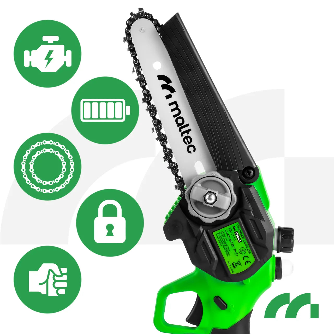 Mini fierastrau cu acumulator MasterCut 1000 W, MalTec 112483