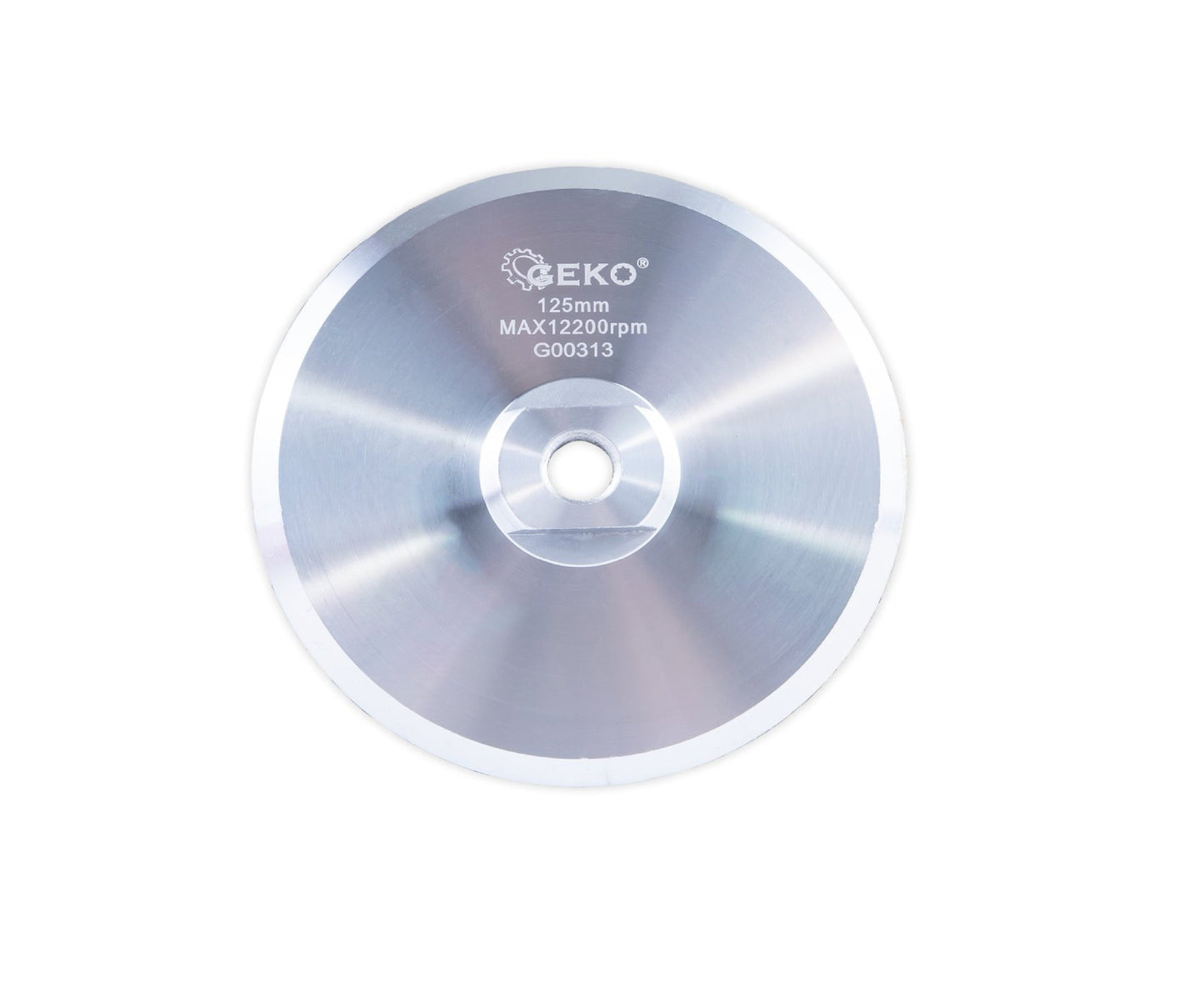 Disc pentru lustruit din aluminiu cu velcro, 125mm, M14, Geko G00313
