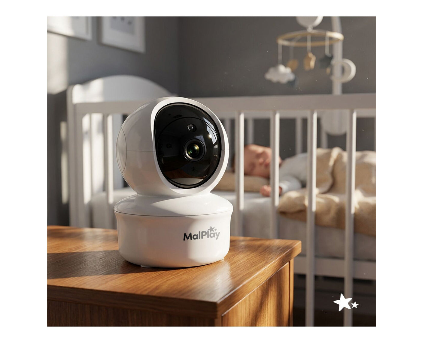 Camera de supraveghere pentru bebelusi NannyEyeComplex HD, 5", MalPlay 113864