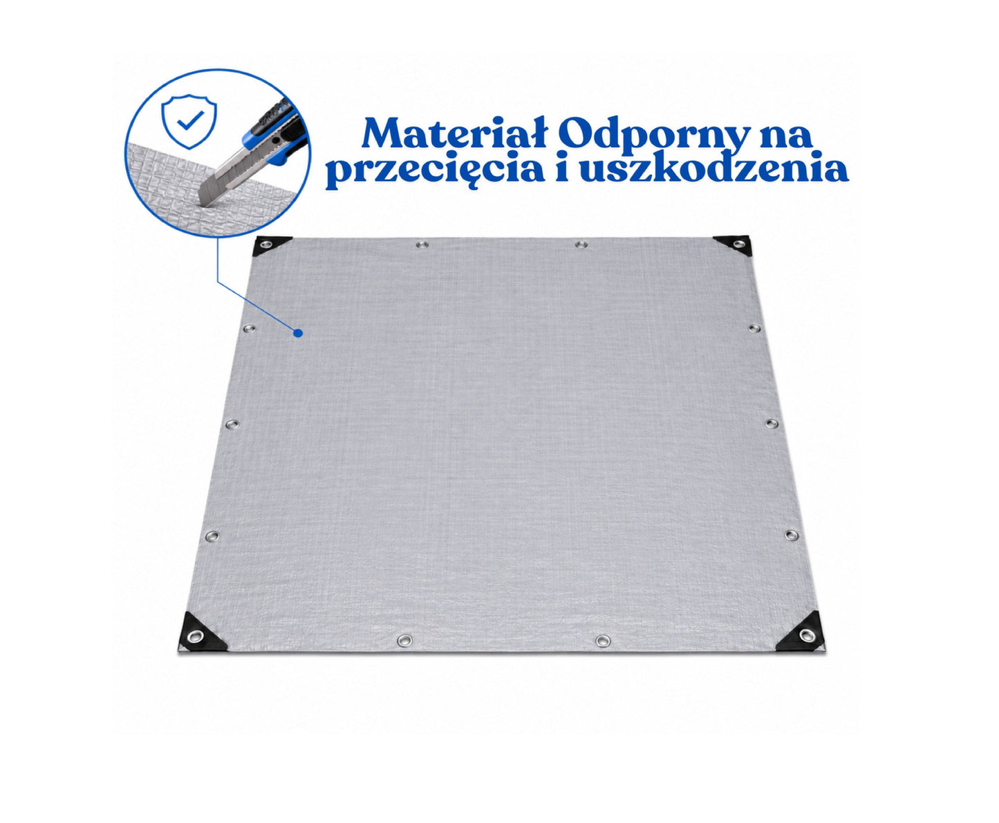 Prelata impermeabila, 3 x 4 m, gri, Lean 30857