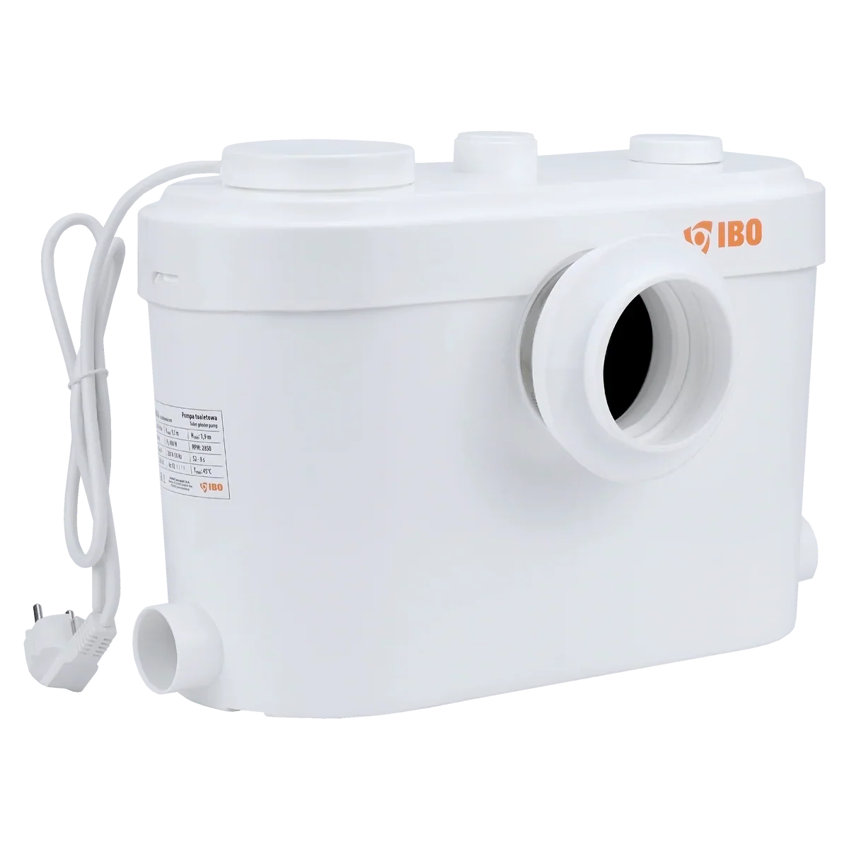 Pompa de toaleta cu tocator Sanibo 6, 0.6 kW, 230 V, Ibo Dambat IB215367