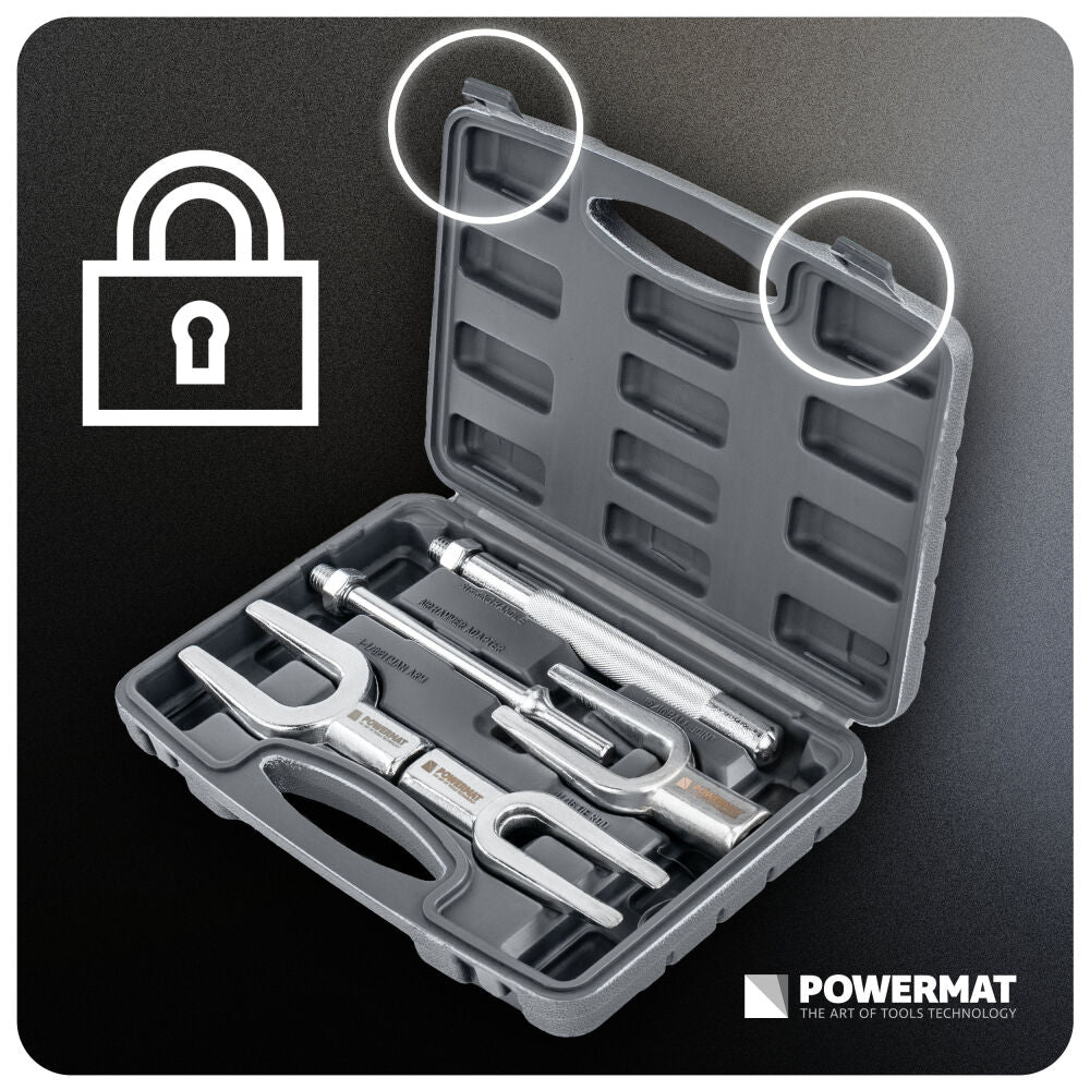Kit extractor pentru articulatii sferice, sistem directie auto PM-SSDK-5T, 5 piese, Powermat PM1540