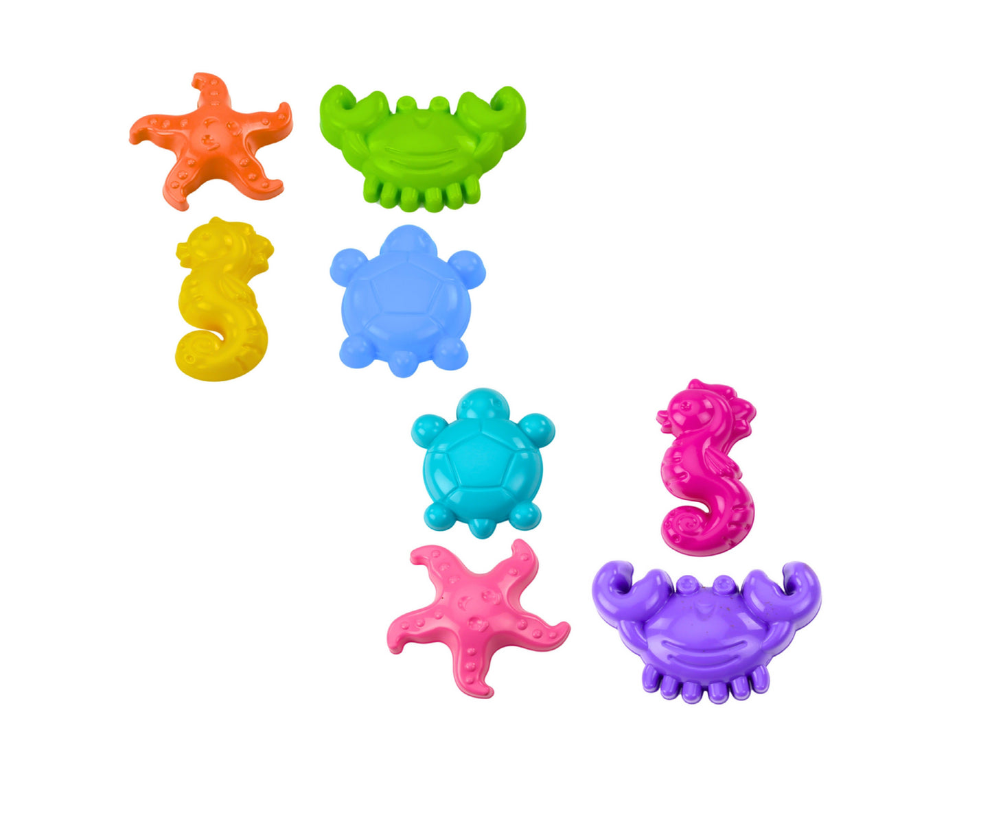 Set forme pentru nisip in forma de animale, 4 bucati, Lean 14564