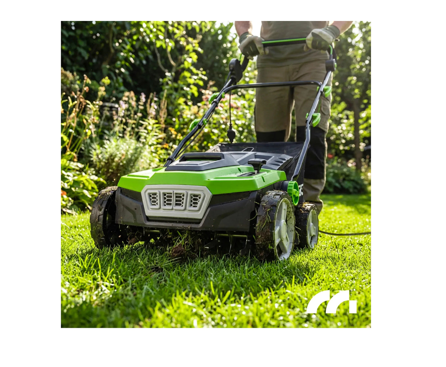 Aerator / Scarificator 2 in 1, latime de lucru 38 cm, 45 l, MalTec 113738