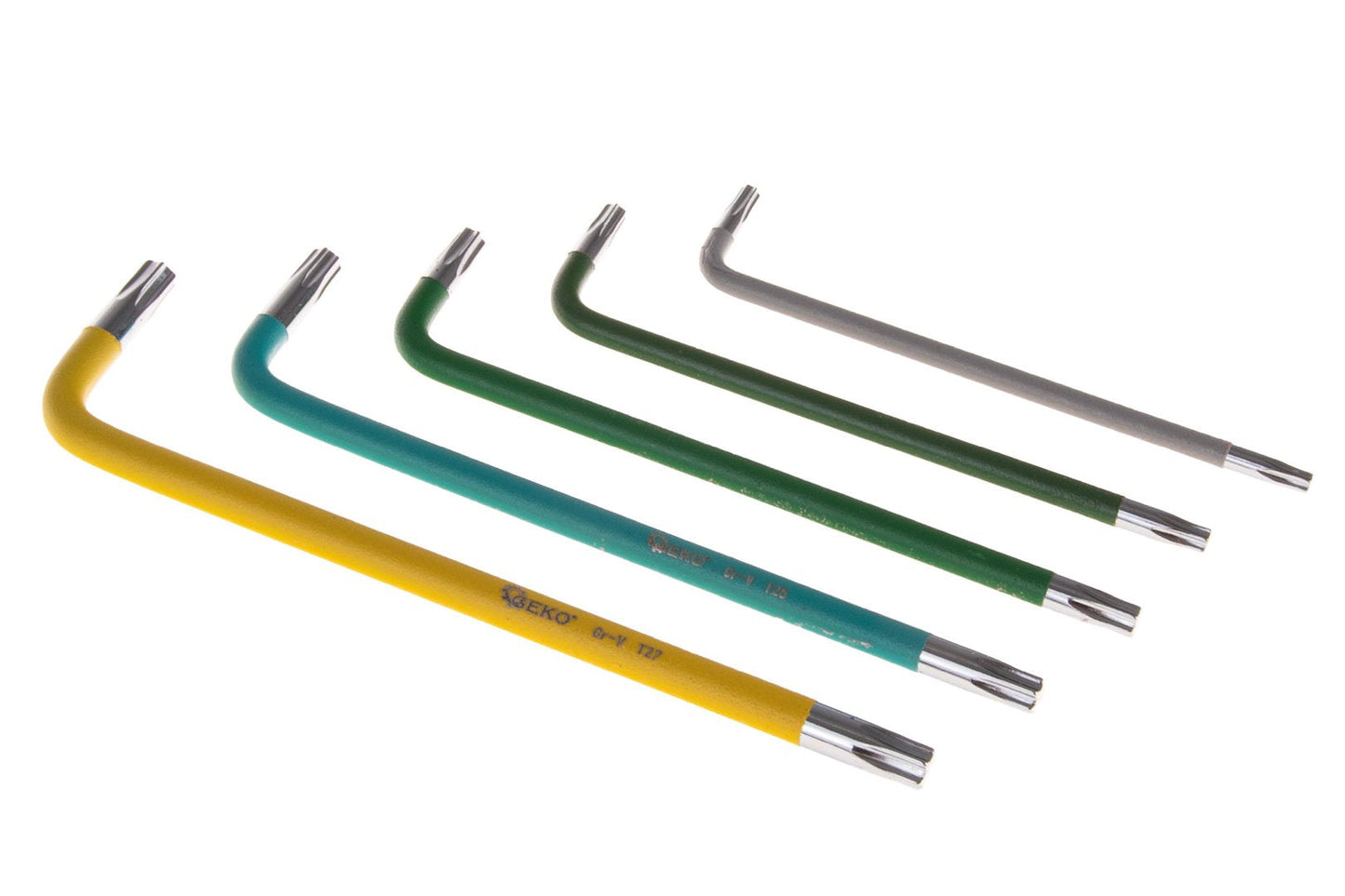 Set chei torx colorate T10-T50, 9 bucati, Geko G01709
