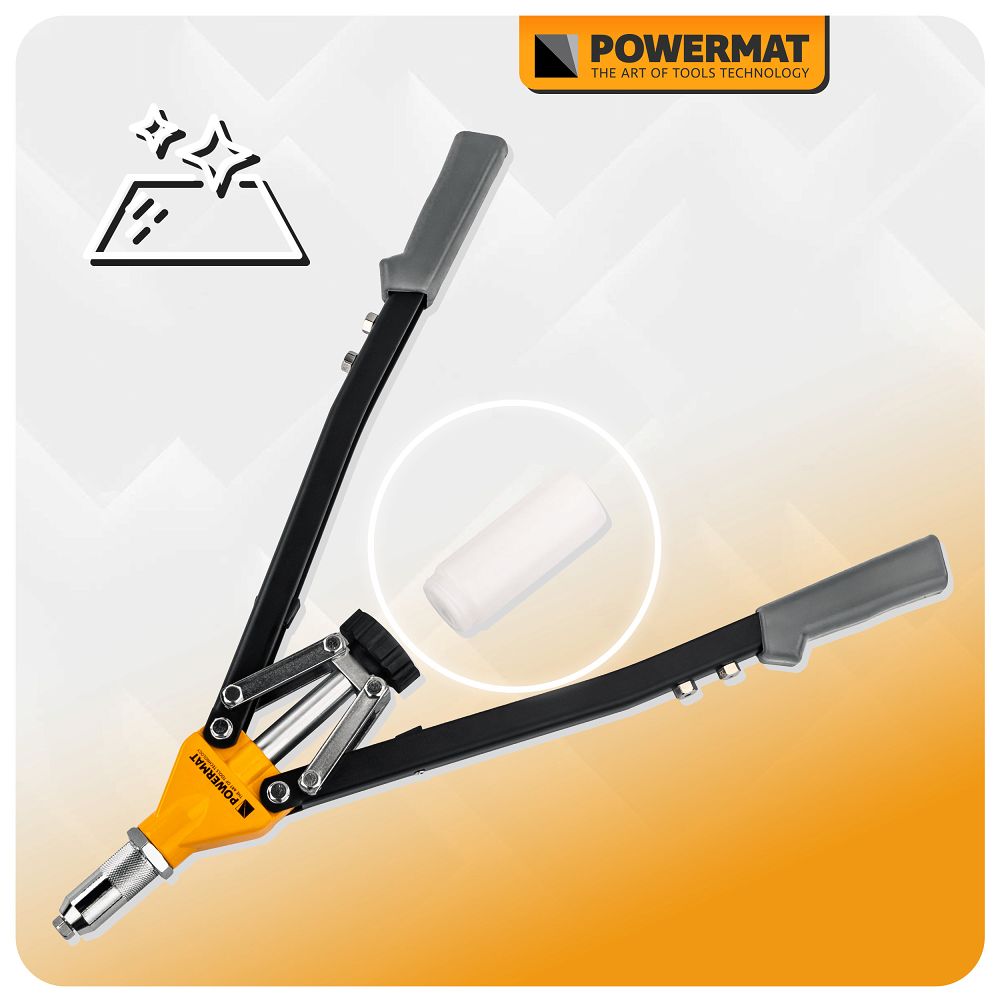 Cleste pentru nituire PM-NIR-525T, 525 mm, 3.2-6.4 mm, Powermat PM1450