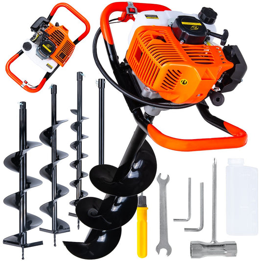Motoburghiu, 1.4 kW, foreze incluse (10cm, 15cm, 20cm) + adaptor 50cm, John Gardener G84025