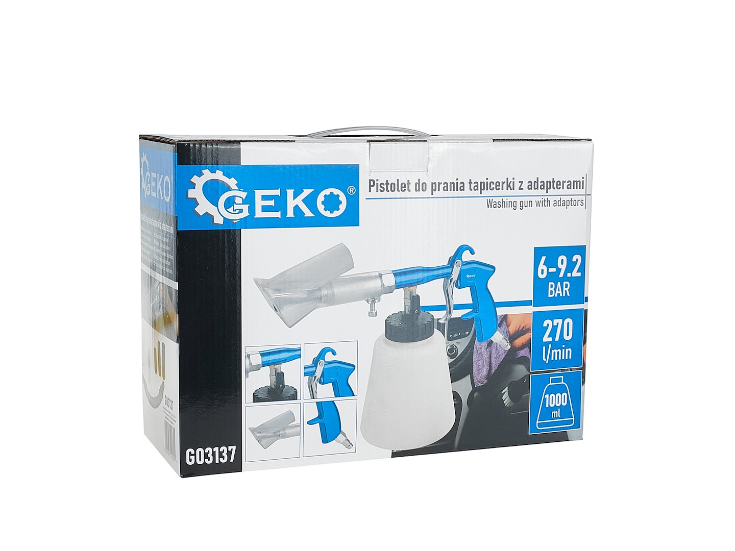 Aparat de spalat multifunctional cu adaptoare, Geko G03137