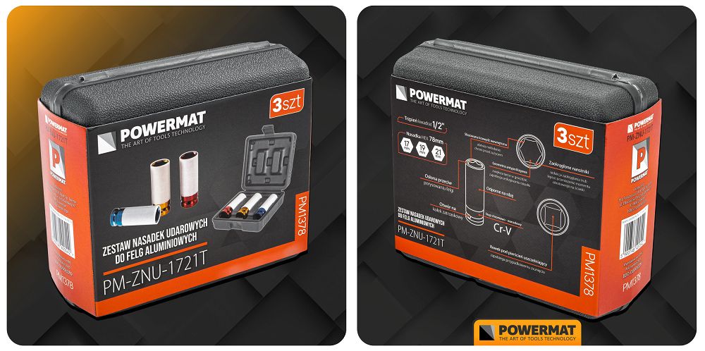 Set tubulare de impact PM-ZNU-1721T, Powermat PM1378