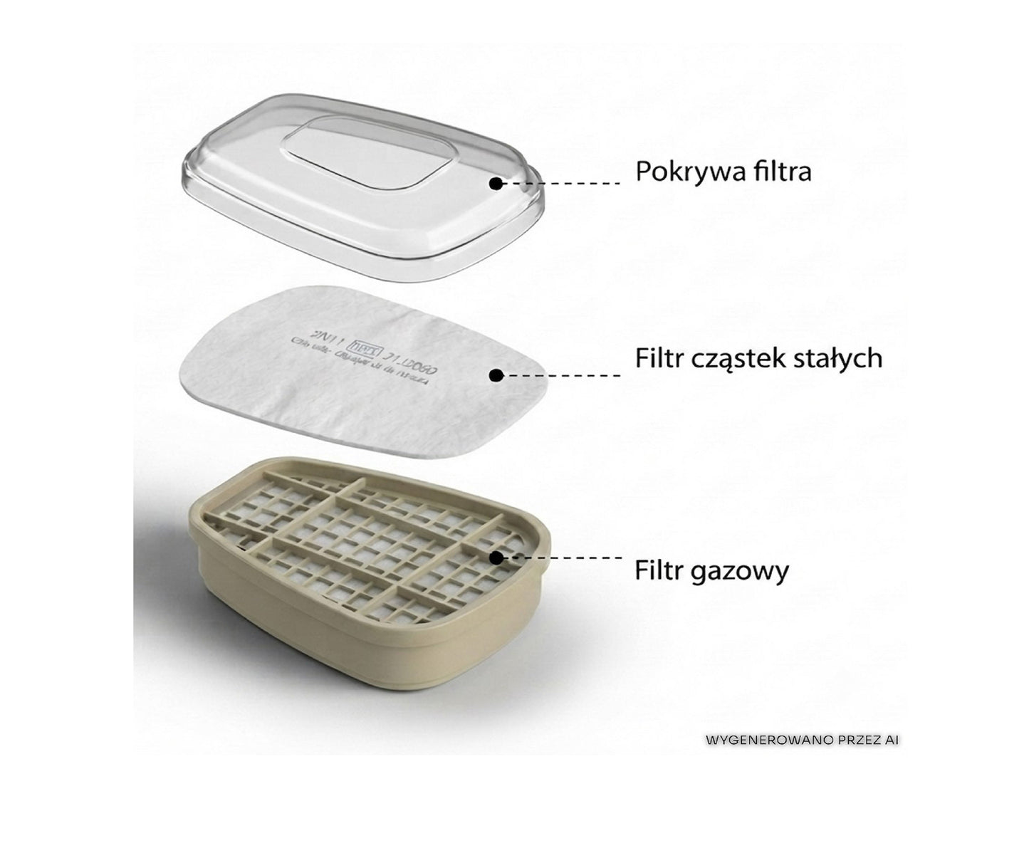 Set filtre pentru semimasca G90013, Geko G90013A
