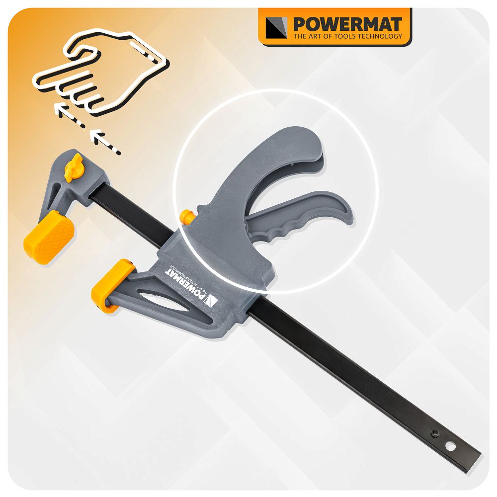 Clema de tamplarie PM-SSD-8T, 200 mm, Powermat PM1430