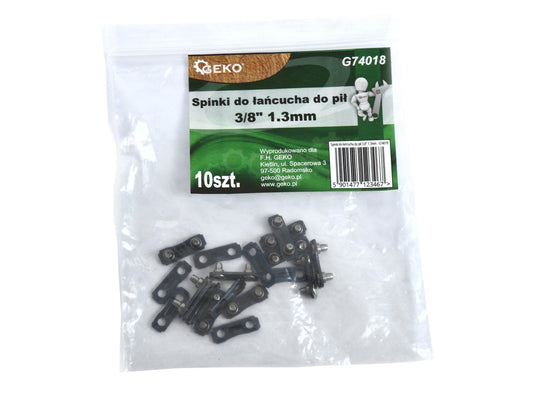 Fermoare fierastrau, 10 bucati, 3,8" 1,3 mm, Geko G74018
