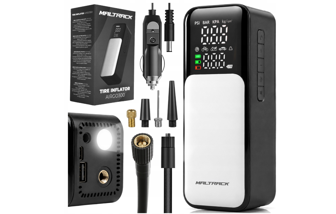 Pompa pentru umflare roti AirGO300, MalTrack 114801