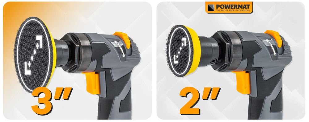 Slefuitor pneumatic PM-PSMO-75T, 20000 rpm, Powermat PM1413