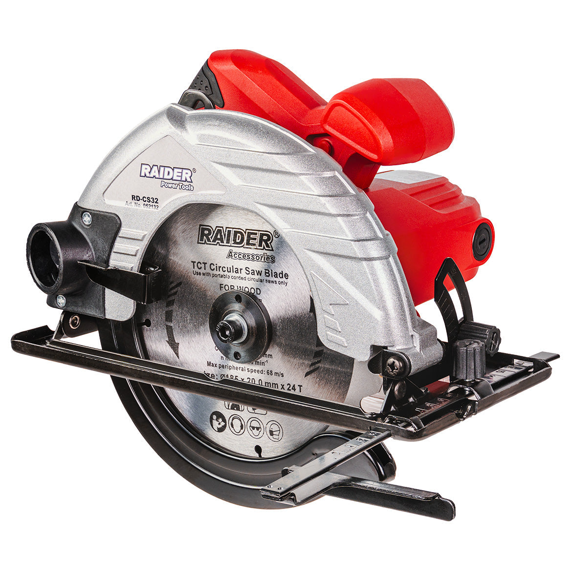 Fierastrau circular RD-CS32, 185 mm, 1200 W, Raider 052132