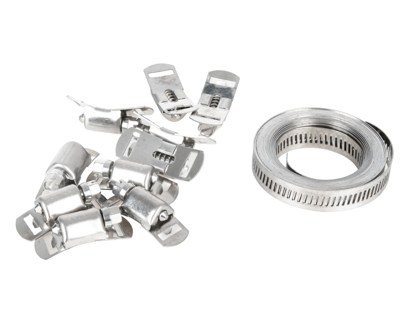 Set clema cu surub, 12.7 mm x 3 m, 10 cleme, Geko G17324