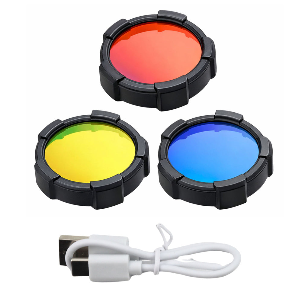 Lanterna LED cu 6 moduri, filtre interschimbabile, Lean 27713