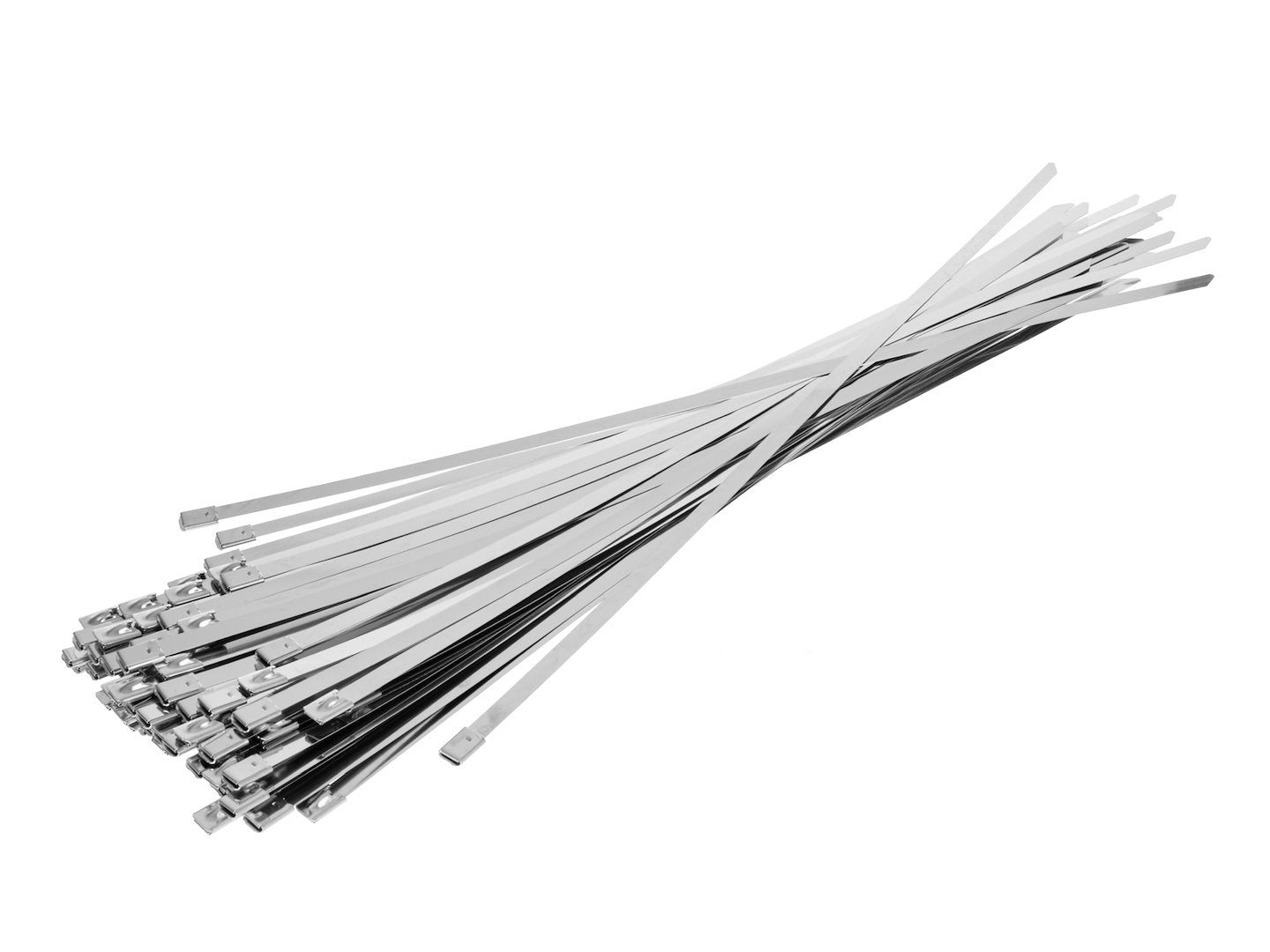 Set cleme din inox, 7,9x300mm, 100 bucati, Geko G17260
