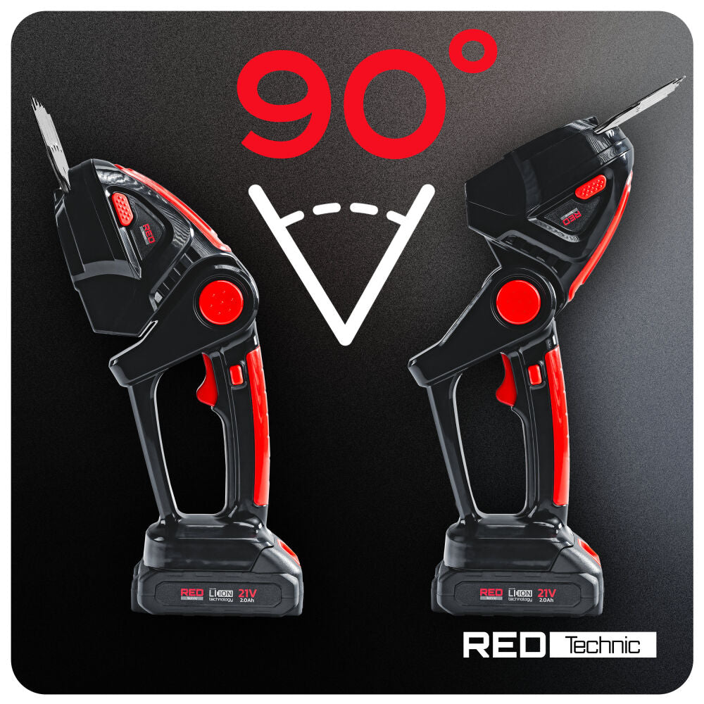 Foarfeca electrica pe acumulator pentru tuns iarba / arbusti, 21 V, Red Technic RTANTK0171