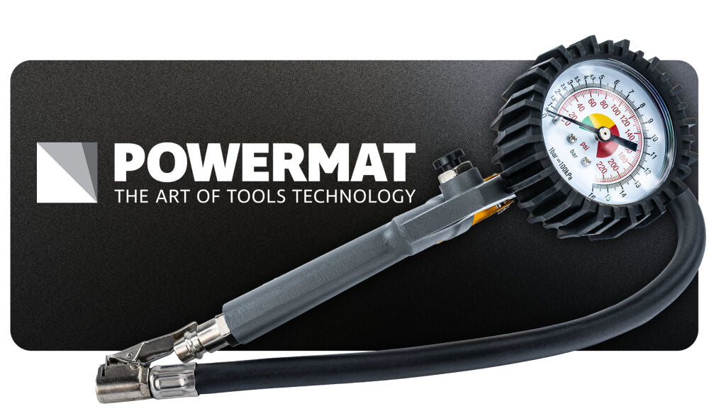 Manometru pentru pistol de umflare PM-PDPM-2T, 75 mm, Powermat PM1543