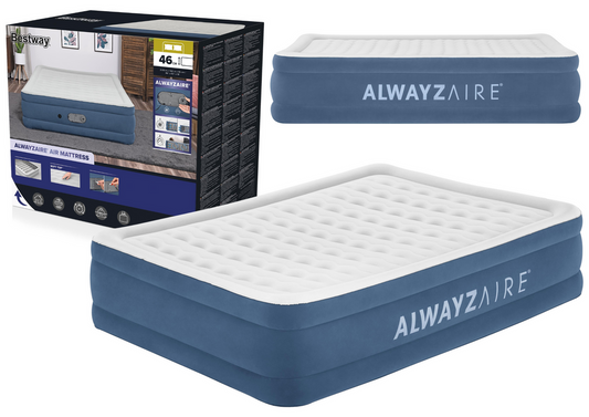 Saltea gonflabila dubla Bestway, 203 x 152 x 46 cm, Lean 21809