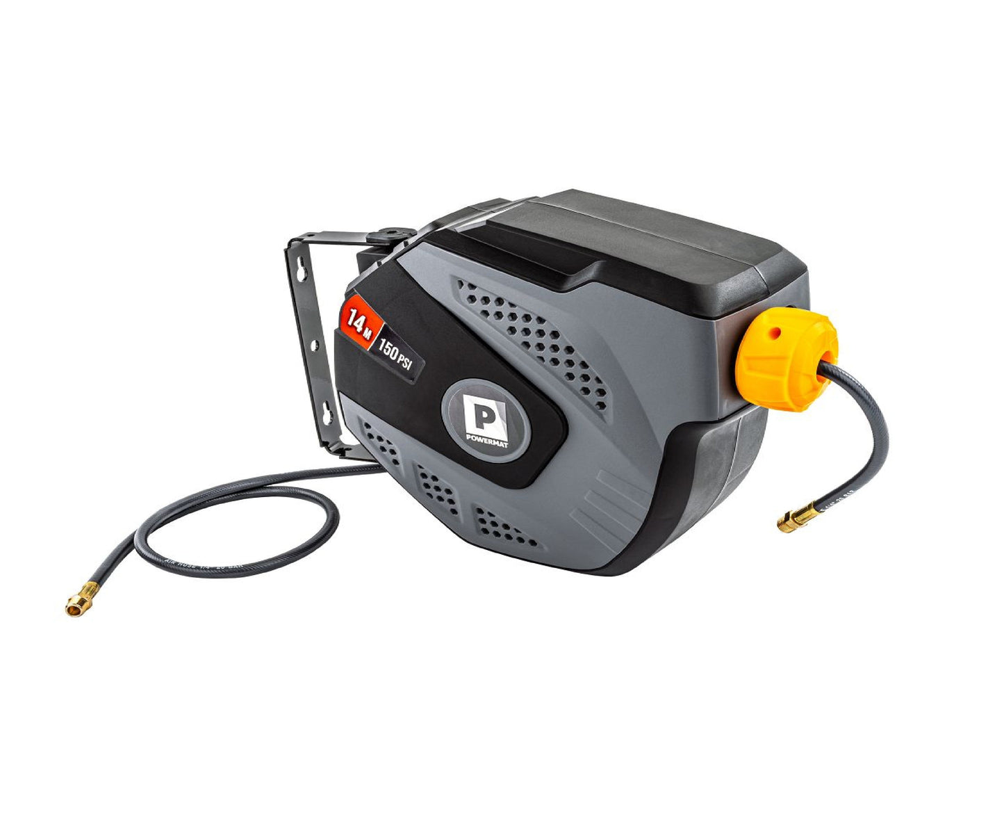 Tambur automat pentru furtun pneumatic PM-ABNW-14M, 14 m, Powermat PM1406