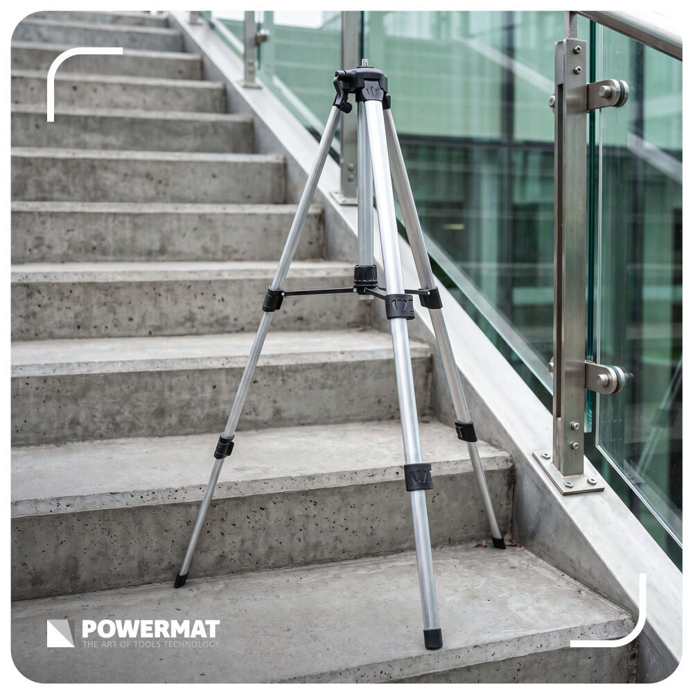 Trepied pentru nivela laser PM-SPLK-1.2M, 43–120 cm, Powermat PM1585