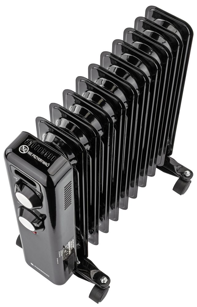 Radiator cu ulei PM-GOL-3000D, 2500 W, 11 elementi, termostat reglabil, Powermat PM1399