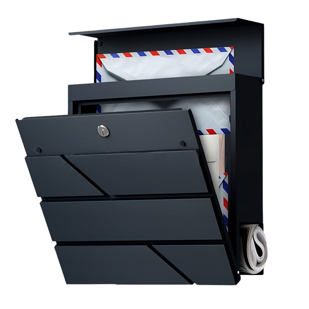 Cutie postala 37x37x11 cm, gri antracit, Lean 26730