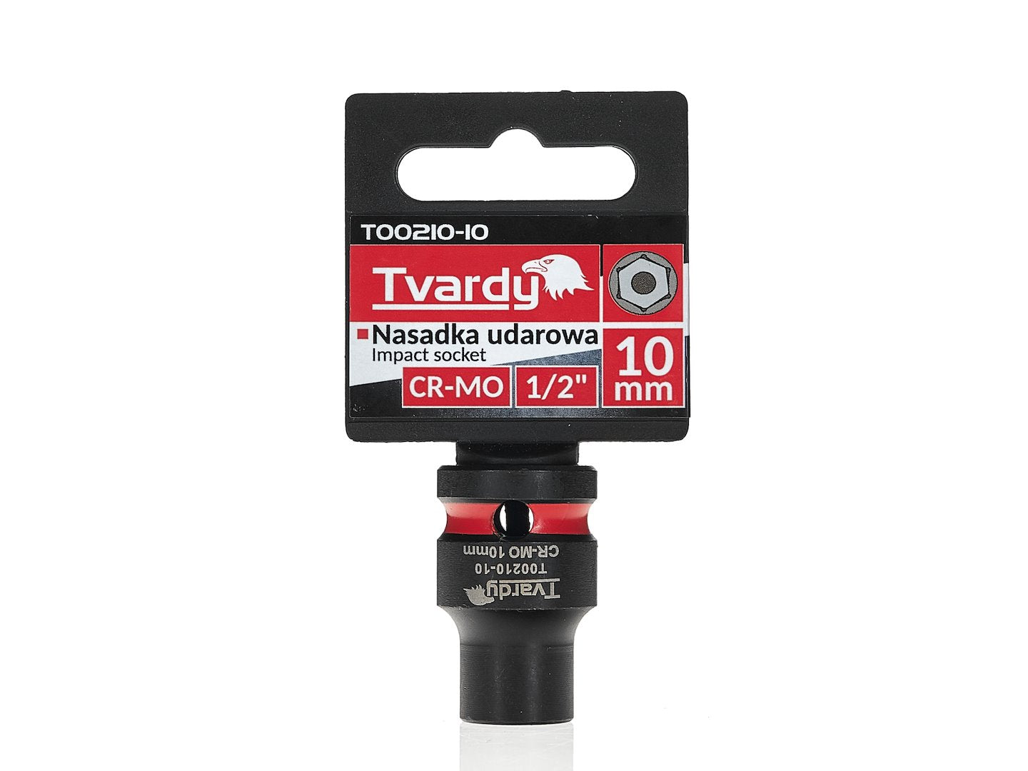 Cheie tubulara de impact 1 / 2"  in 6 puncte, 10 mm, Tvardy T00210-10