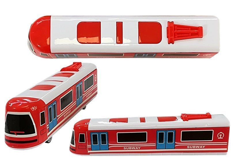 Set 4 vagoane de plastic, multicolor, Lean 4258