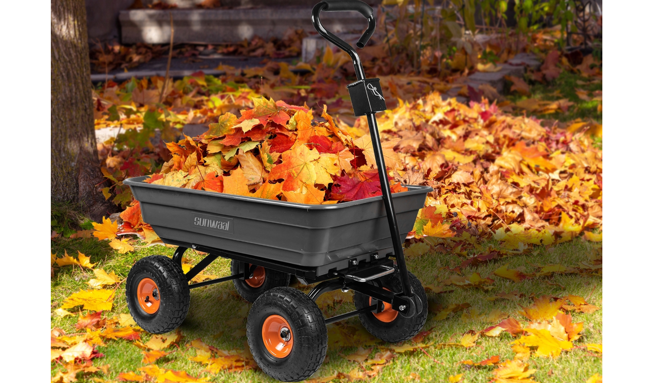 Carucior de gradina Sunwaal, capacitate maxima 300 kg, 75 l, MalTec 112818
