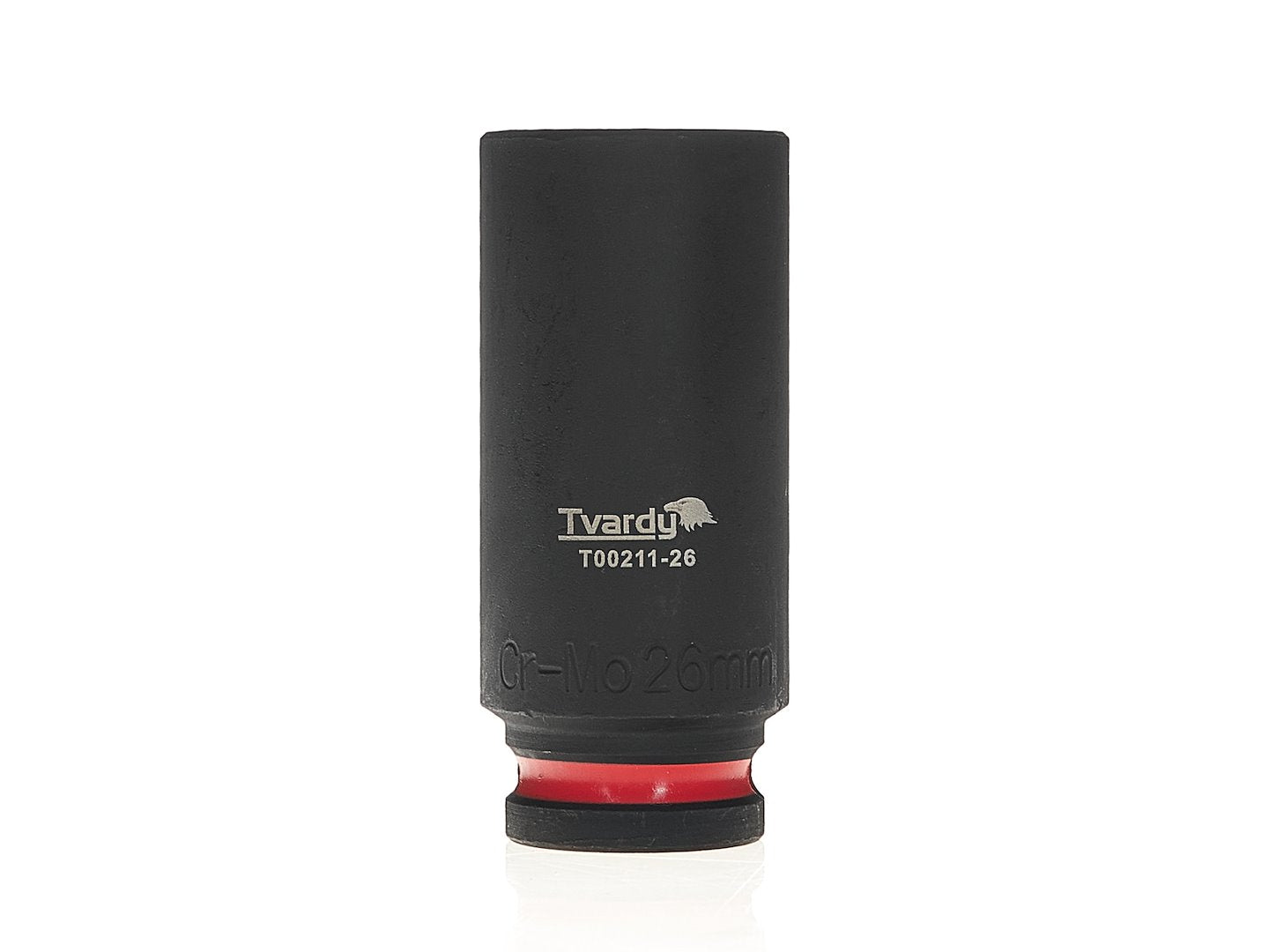 Cheie tubulara de impact lunga in 6 puncte 1 / 2", 26 mm, Cr-Mo, Tvardy T00211-26