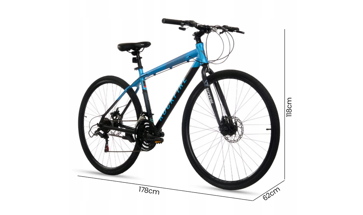 Bicicleta de oras 700C, roti 28" 3 x 7, transmisie Shimano Tourney, cadru din aluminiu 18", MalTrack 112737