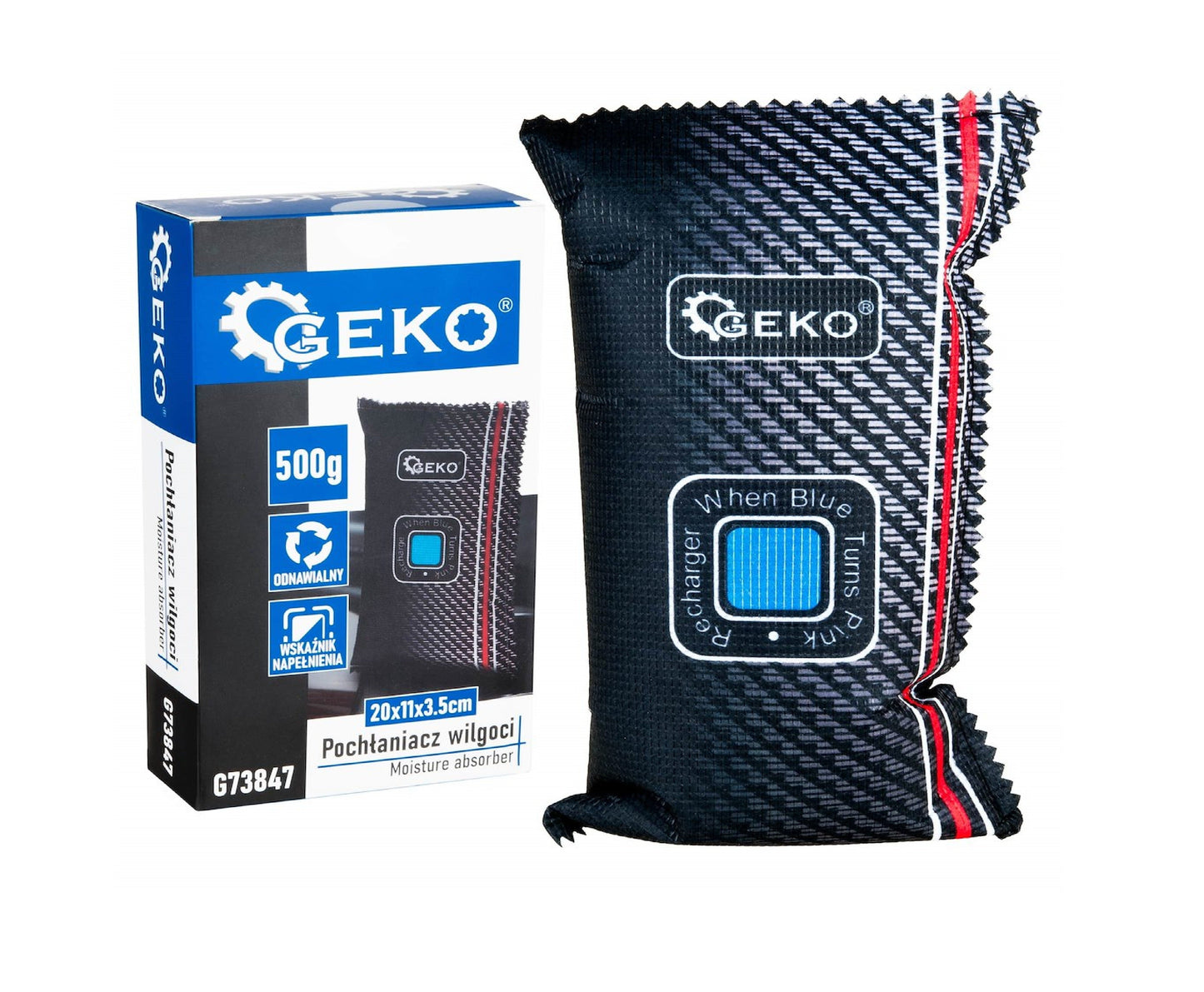 Absorbant de umiditate auto, 500 g, Geko G73847